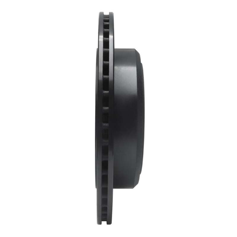 Lincoln Town Car Brake Rotor (1) - Rear Right - R1 Concepts - Drilled & Slotted - Black - `03-`11